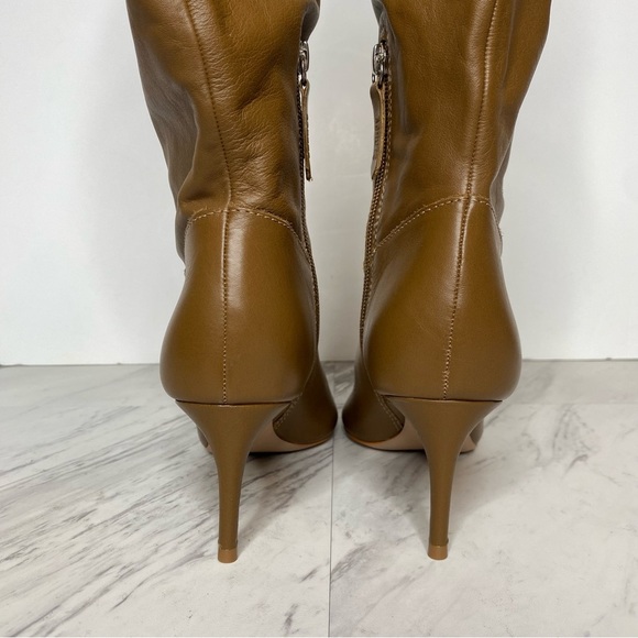 New! Schutz Ashlee Slouch Brown Heeled Tall Boot 5 1/2 B - Picture 4 of 15
